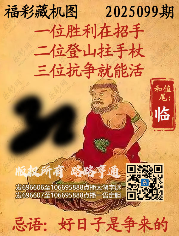 福彩3D第2025099期3d正版藏机图