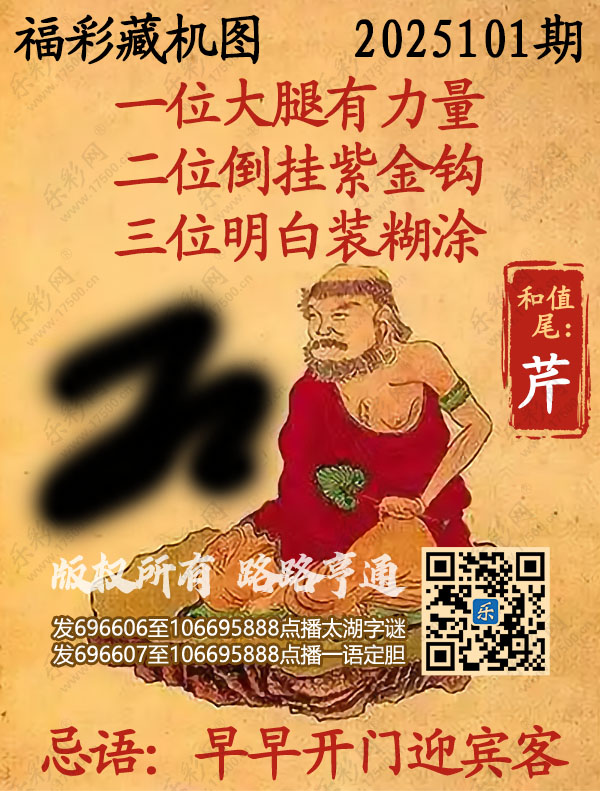 福彩3D第2025101期3d正版藏机图