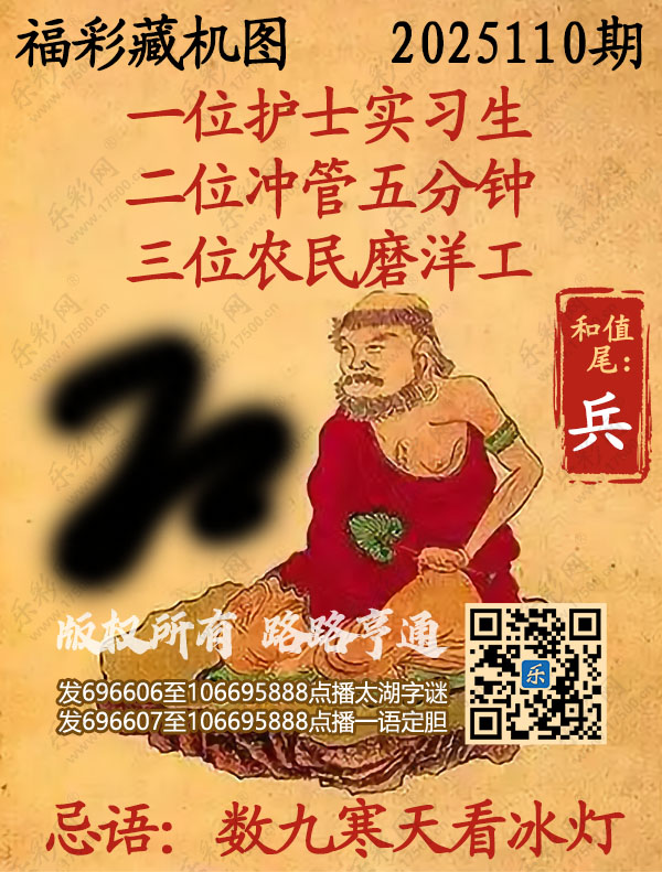 福彩3D第2025110期3d正版藏机图
