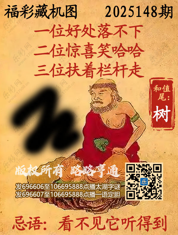 福彩3D第2025148期3d正版藏机图