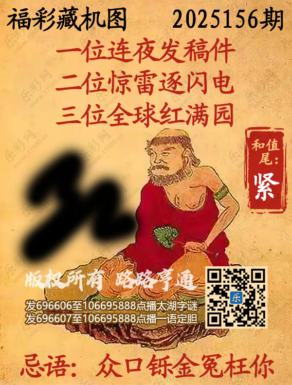 福彩3D第2025156期3d正版藏机图