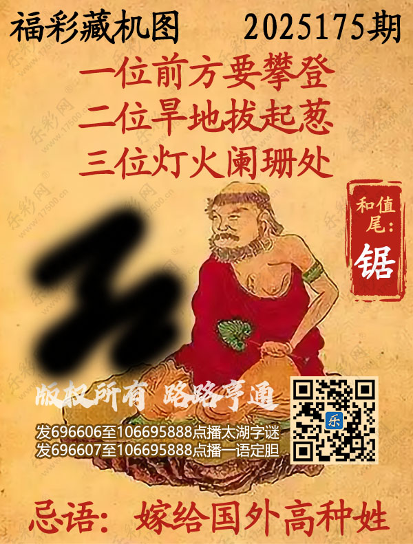 福彩3D第2025175期3d正版藏机图