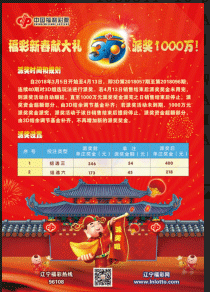 辽宁福彩3D游戏千万大派奖活动今日开启!